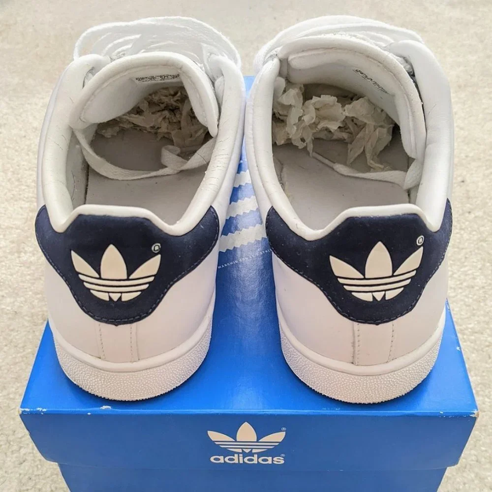 Adidas Stan Smith white/blue size 10 (2002 vintage version)